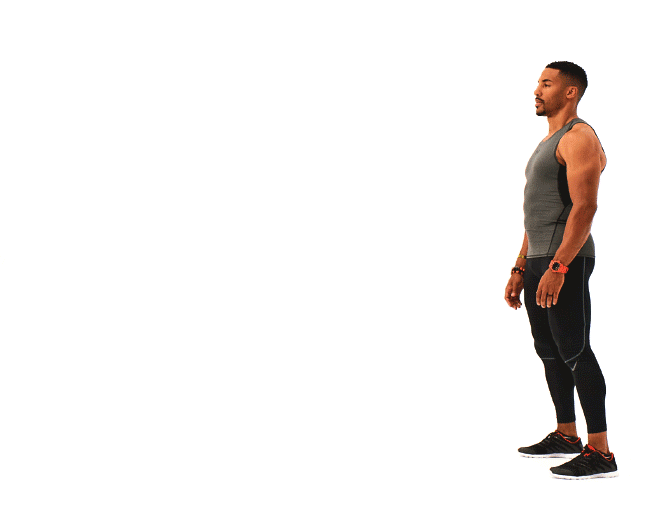 Man doing Frog Jumps