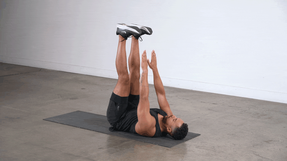 Man doing Man doing Toe Touches
