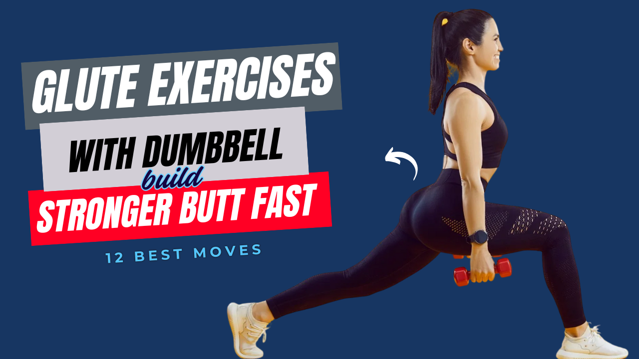 12 Dumbbell Glute Exercises That Build a Rounder, Stronger Butt Fast