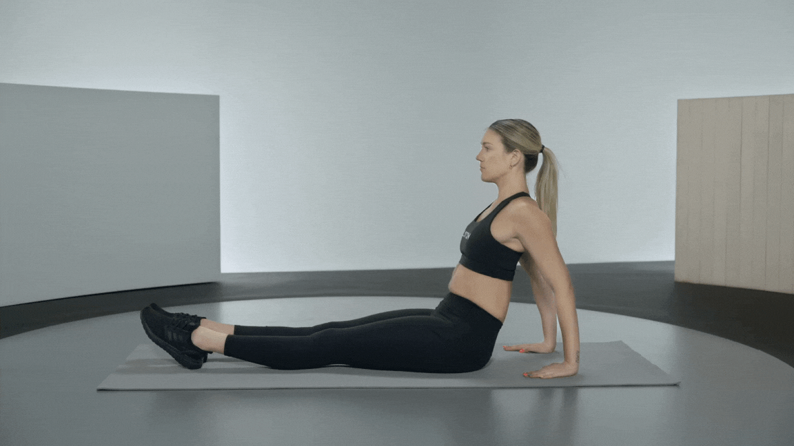 Man doing Back Plank