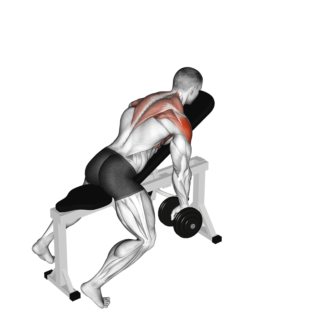 Man doing Dumbbell Y-Raise