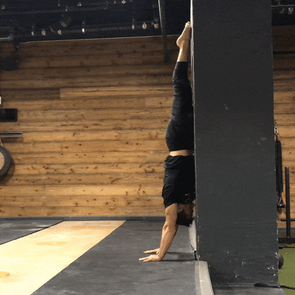 Man doing Handstand Hold