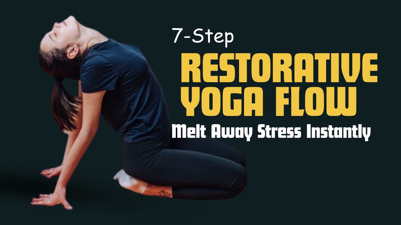 7-Step Restorative Yoga Flow to Melt Away Stress Instantly